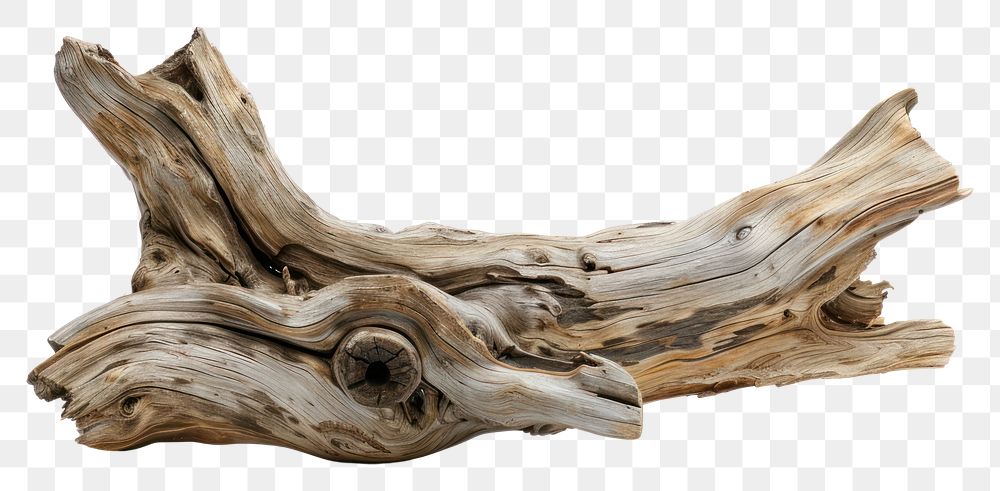 PNG Driftwood white background sculpture timber.