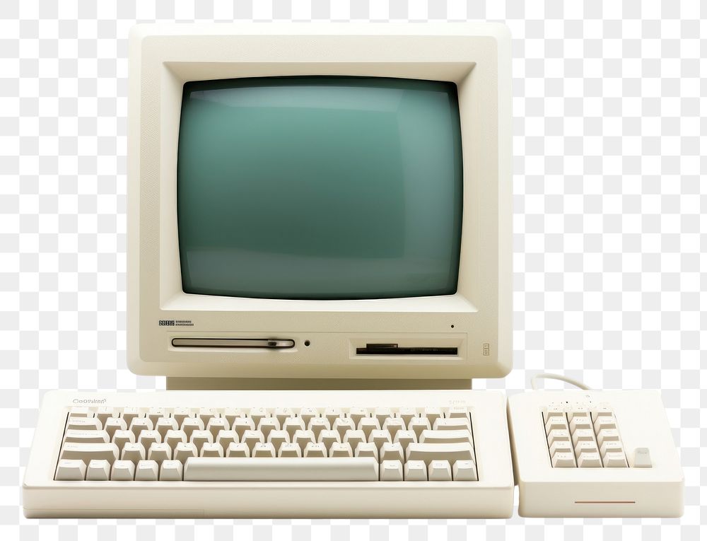 PNG Old computer white background | Premium PNG - rawpixel