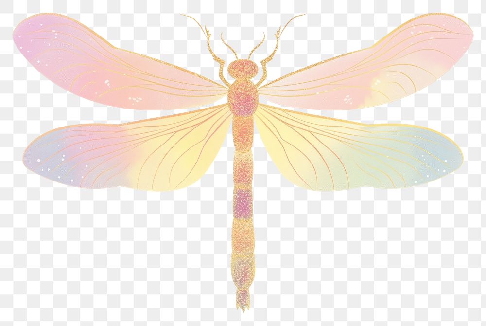 PNG Dragonfly insect animal white background.