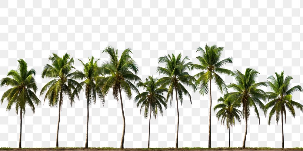 PNG Group coconut tree border landscape outdoors nature.