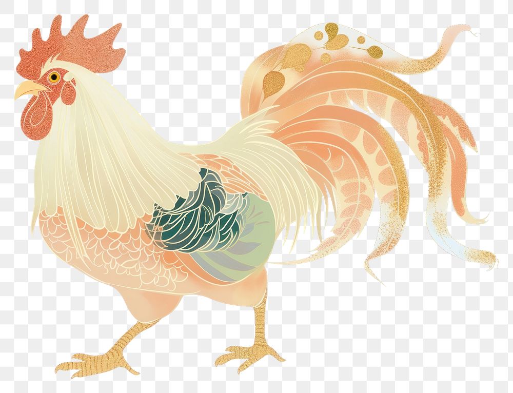 PNG Rooster chicken poultry animal.