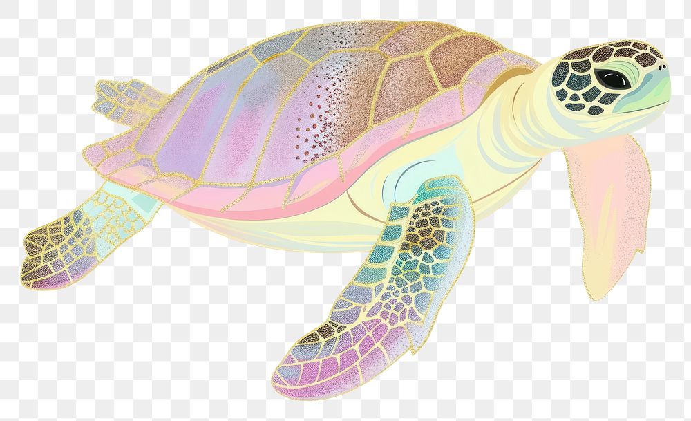 PNG Sea turtle chinese reptile animal white background.