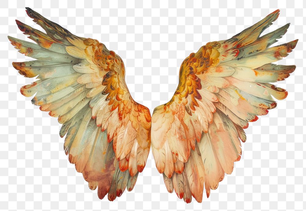 PNG Angel wings bird white background creativity.
