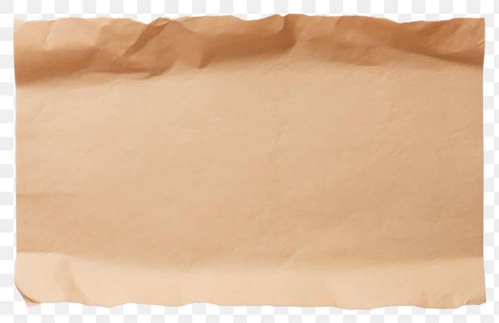 PNG Brown ripped paper white background simplicity cardboard.
