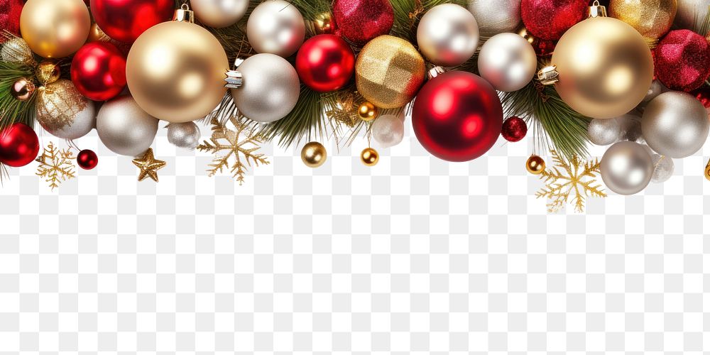 PNG Christmas border backgrounds decoration pearl.