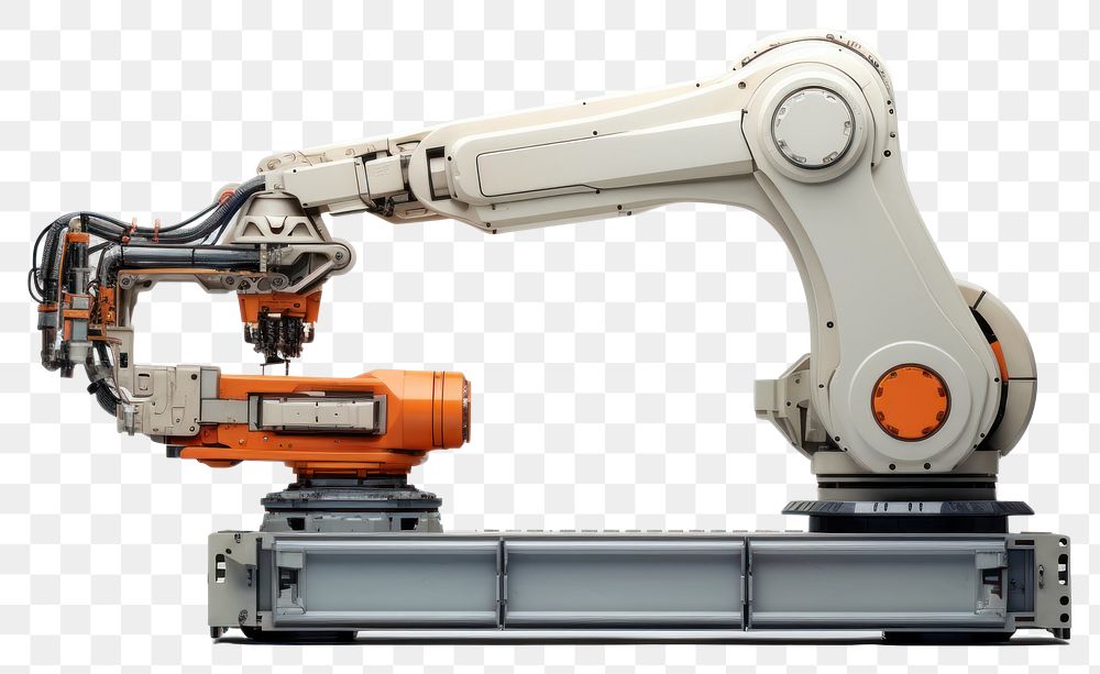 PNG  Industrial robot machine technology machinery.