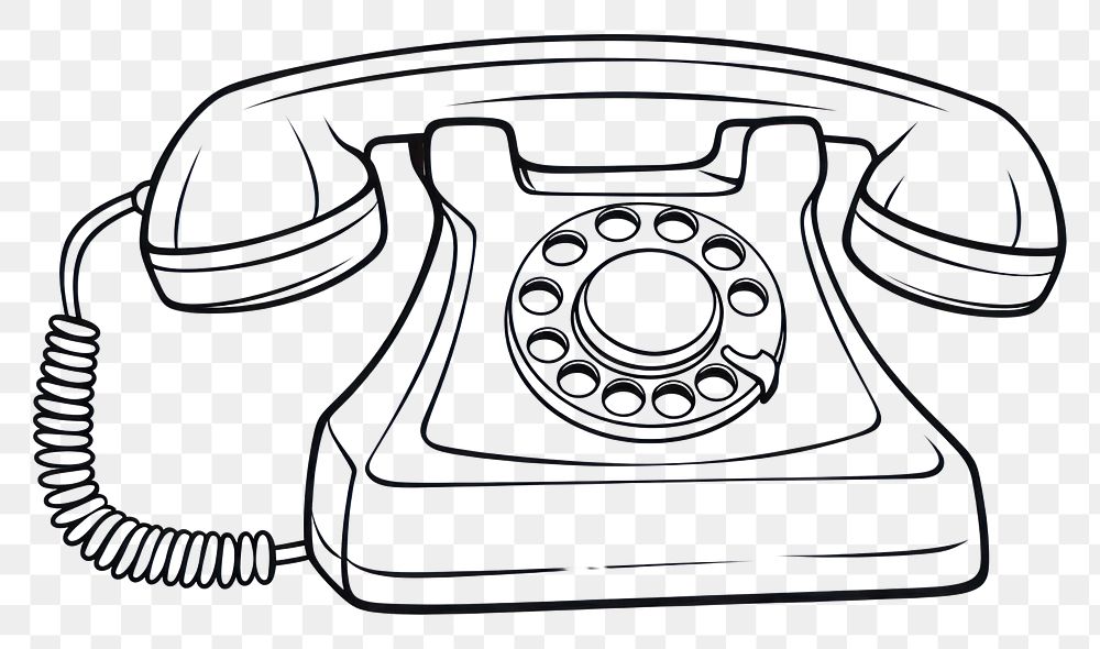 PNG Electronics technology telephone nostalgia.