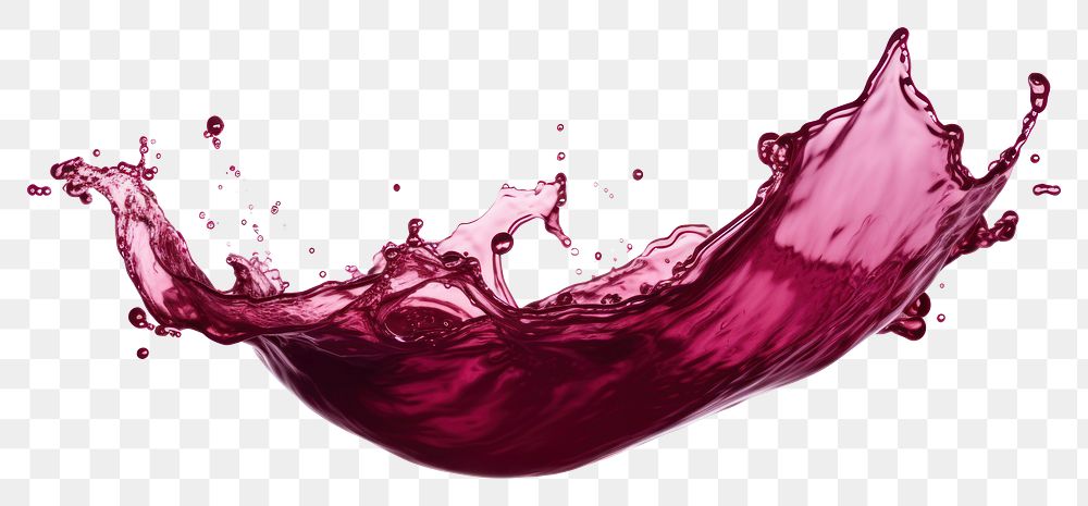 PNG Solid maroon water white background refreshment splattered.