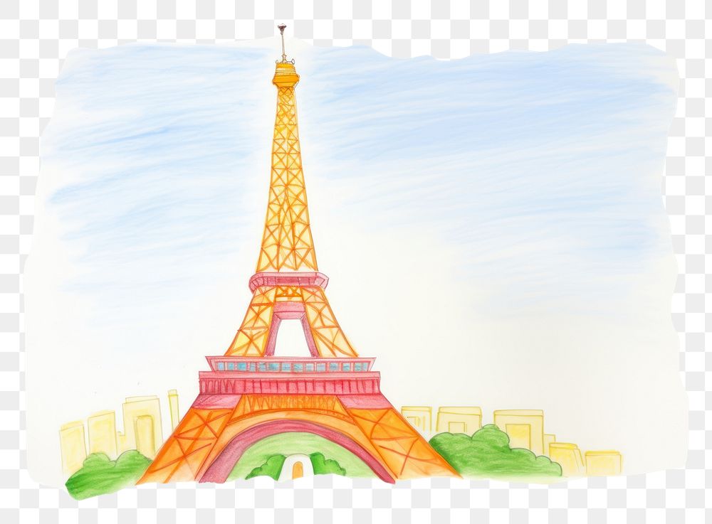 PNG France eiffel tower drawing architecture building.