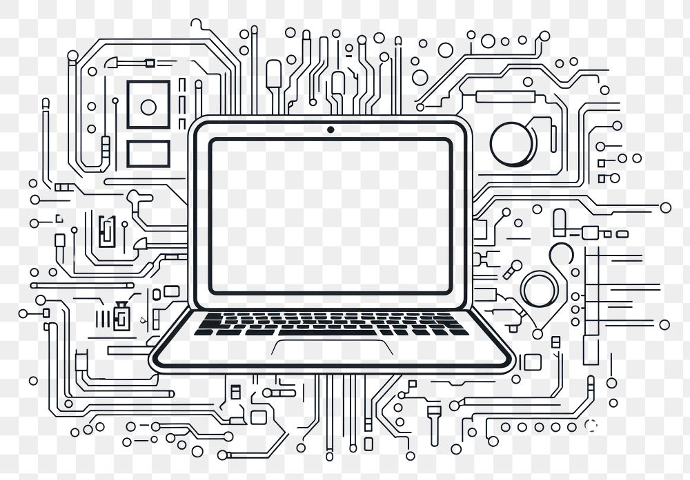 PNG Computer diagram laptop backgrounds.