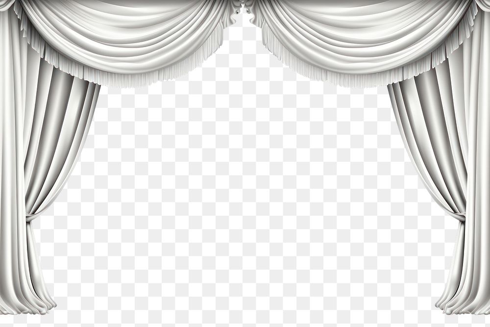 PNG Curtain white background architecture copy space.