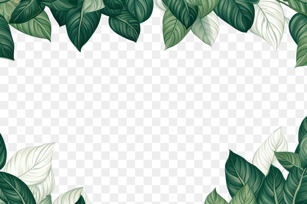 PNG Leaves leaf backgrounds pattern.