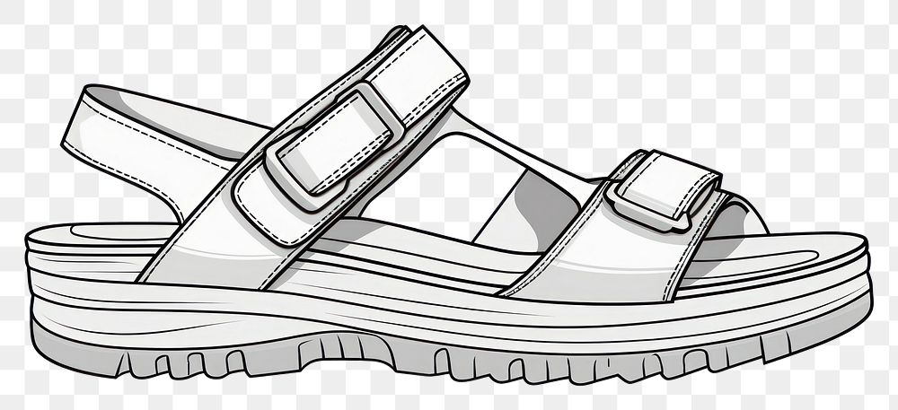 PNG Footwear clothing cartoon drawing.