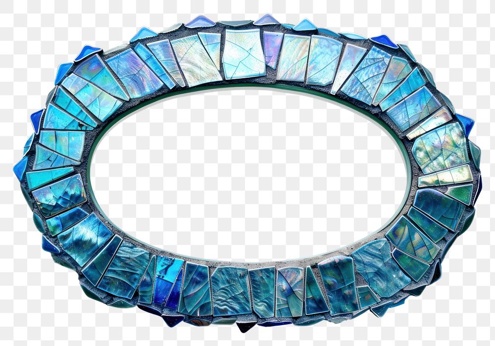 PNG Blue iridescent turquoise gemstone jewelry.