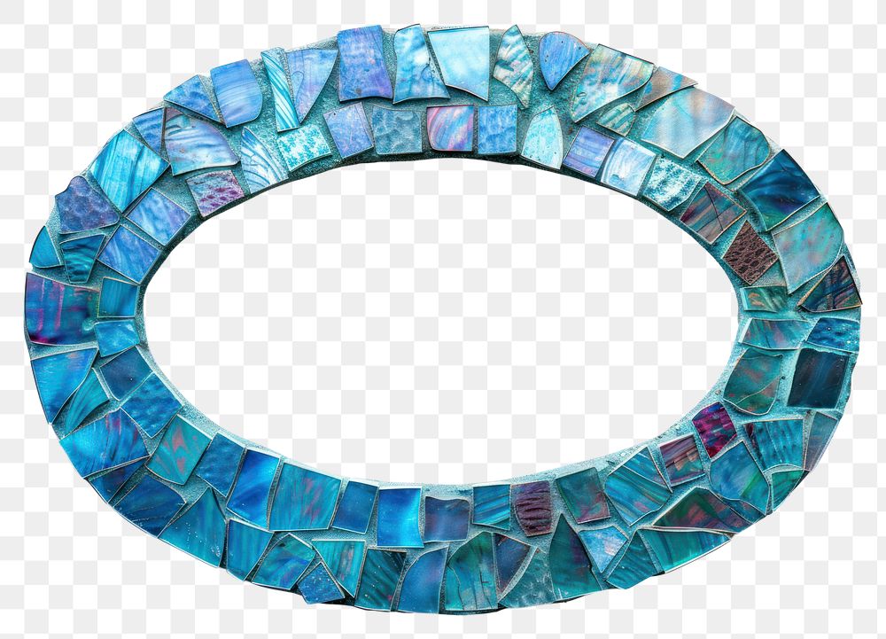 PNG Blue iridescent turquoise gemstone jewelry.