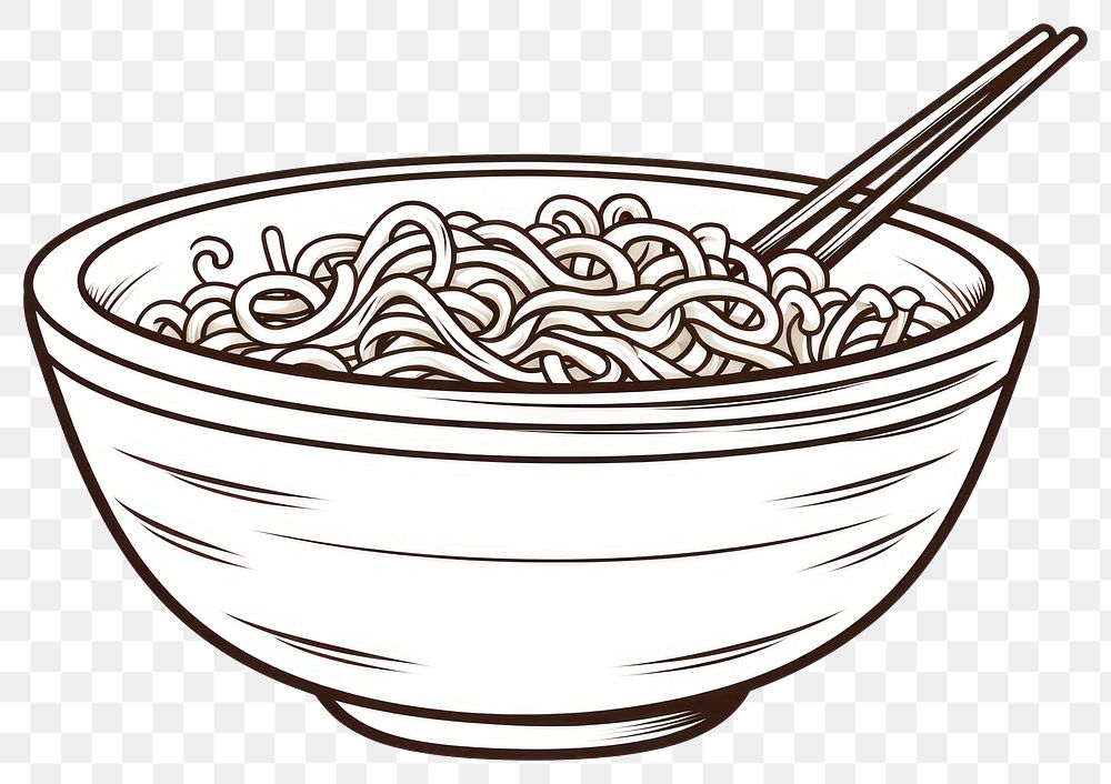 PNG Noodle bowl food freshness.