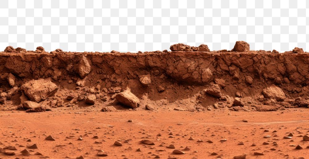 PNG Mars Ground Surface nature landscape outdoors.