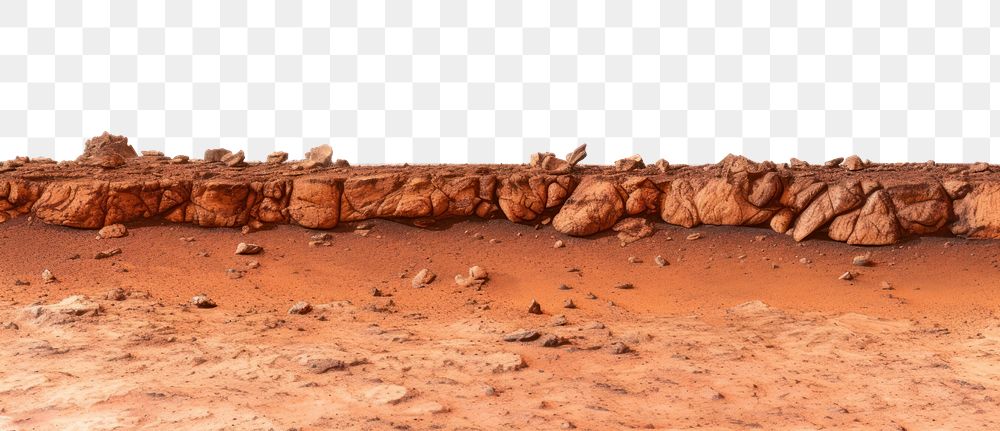 PNG Mars Ground Surface nature landscape outdoors.