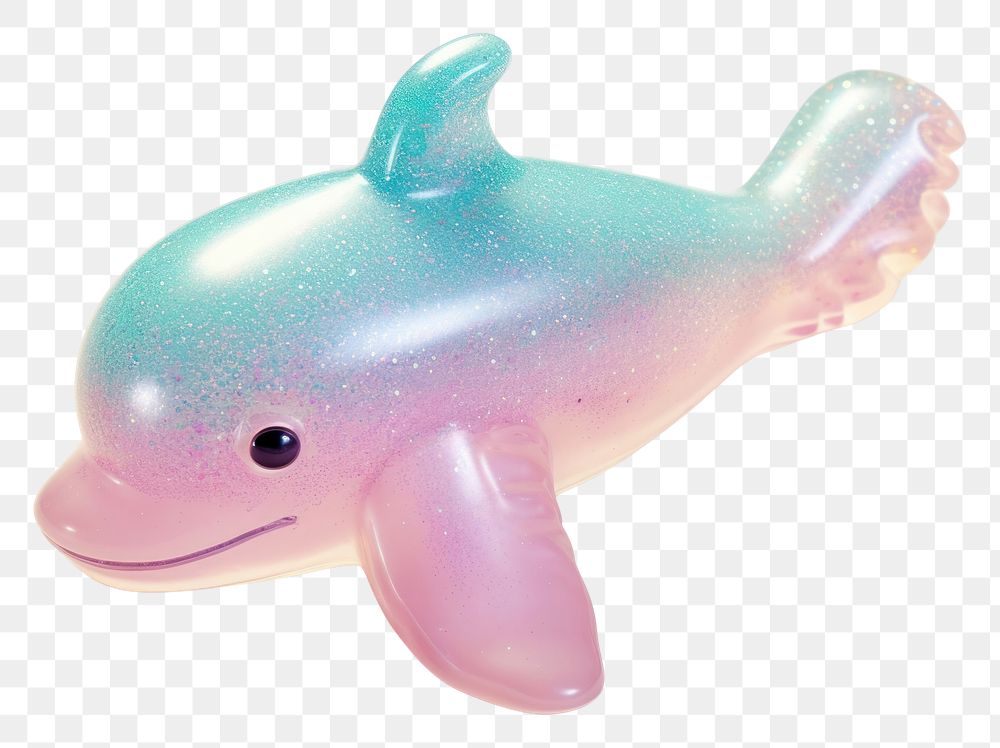PNG 3d jelly whale animal mammal toy.