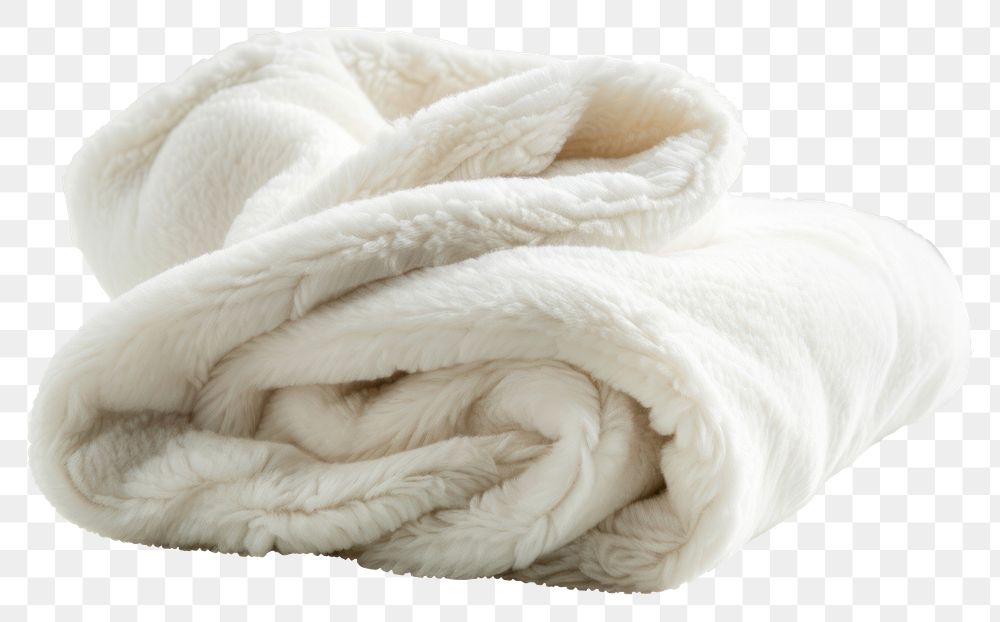 PNG Soft white blanket white background softness textile.