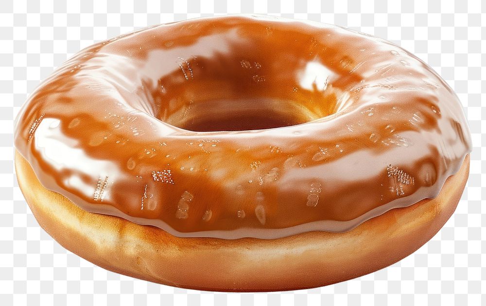 PNG Donut food white background confectionery.