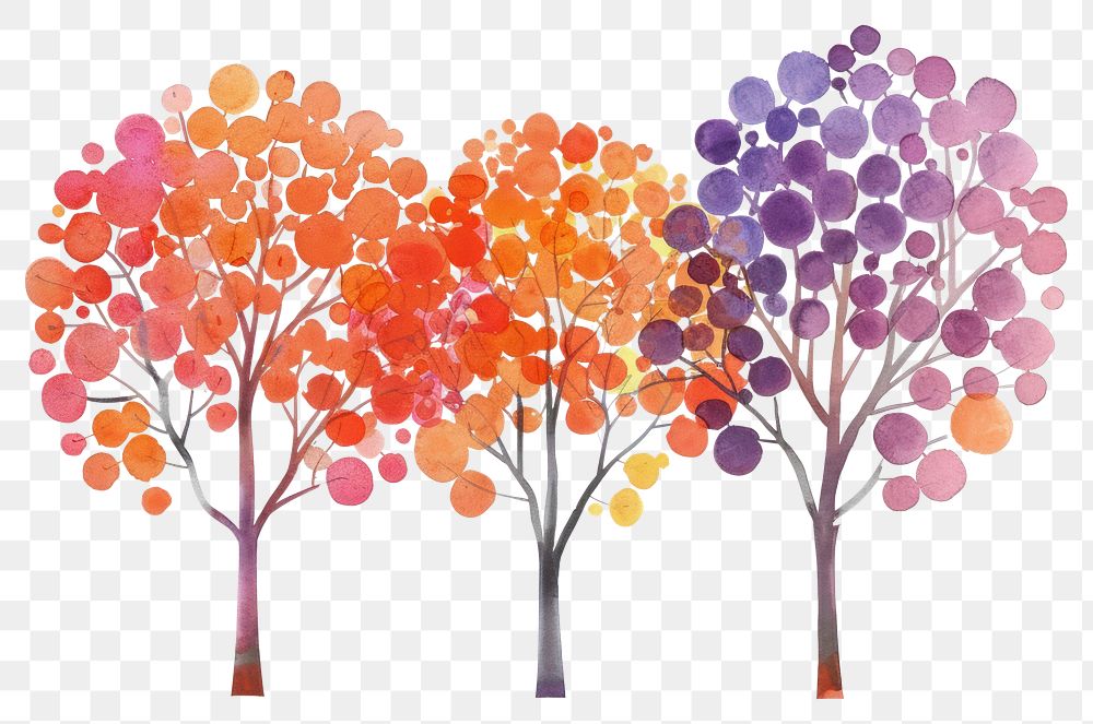 PNG Fall trees outdoors plant art.