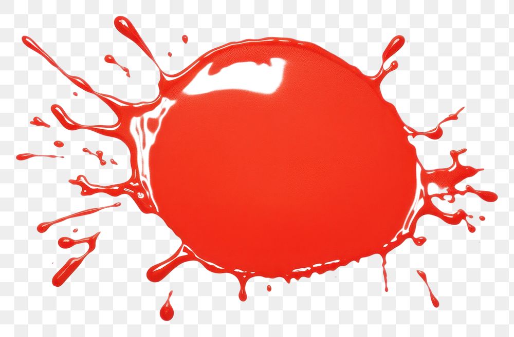 PNG Tomato ketchup splash white Premium PNG rawpixel