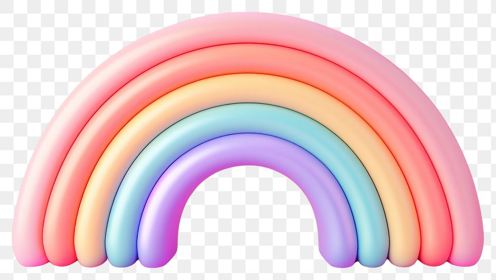 PNG Rainbow arch purple spectrum idyllic