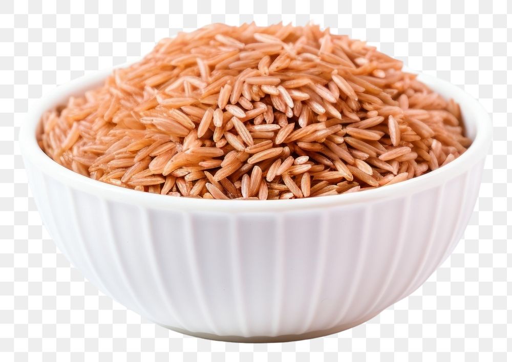 PNG Brown rice food white background ingredient.
