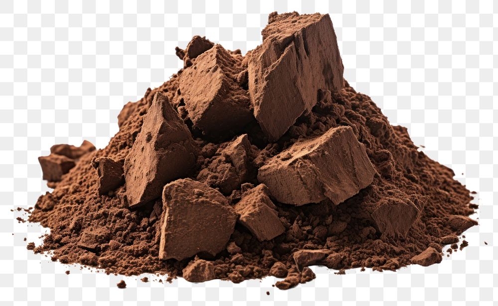 PNG Chunks dirt chocolate dessert food.