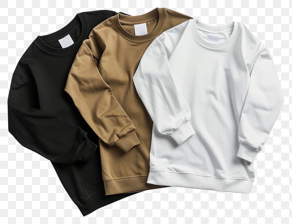 PNG Sweatshirt sweater sleeve outerwear.