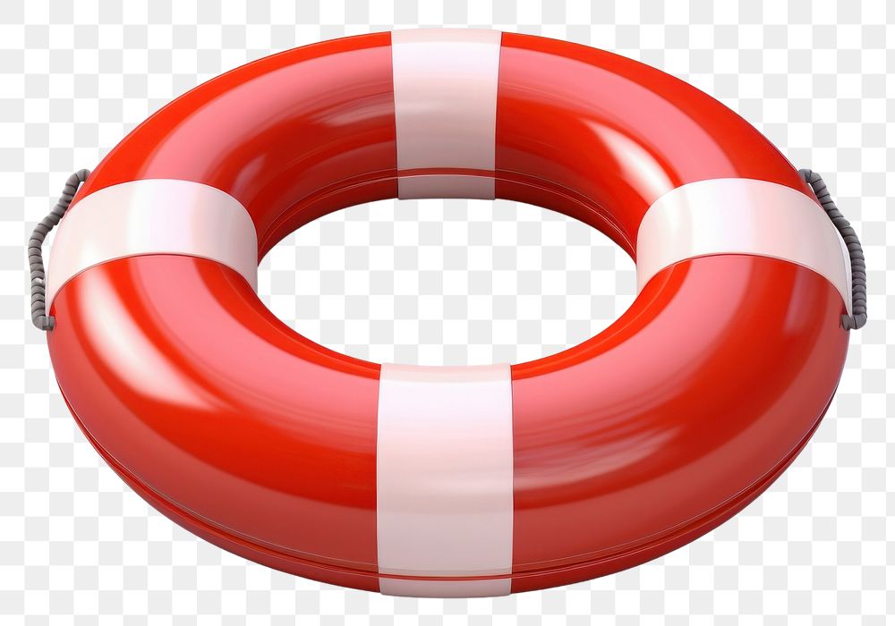 PNG Lifebuoy white background protection inflatable.