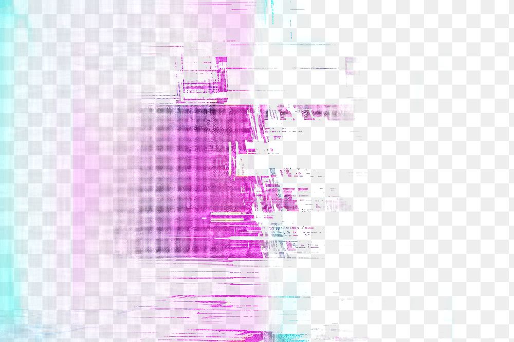 Overlay effect png abstract film grain glitch, transparent background