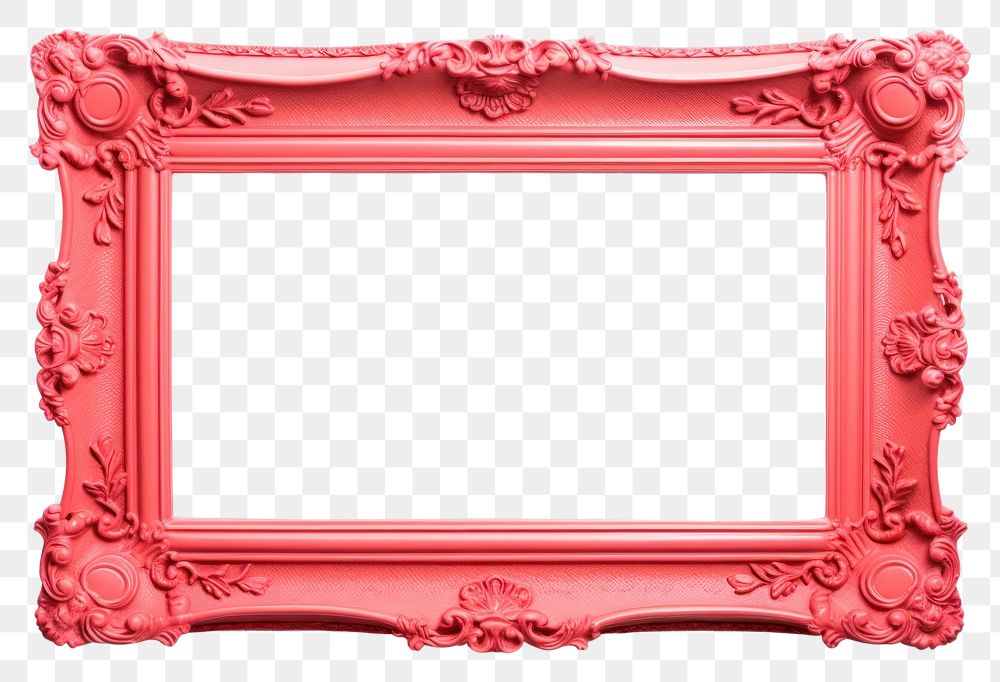 PNG Frame red white background correspondence.
