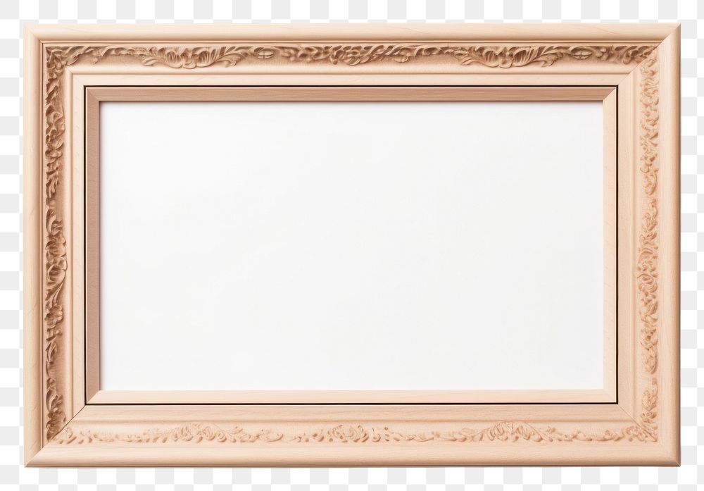 PNG Maple wood frame white background architecture.