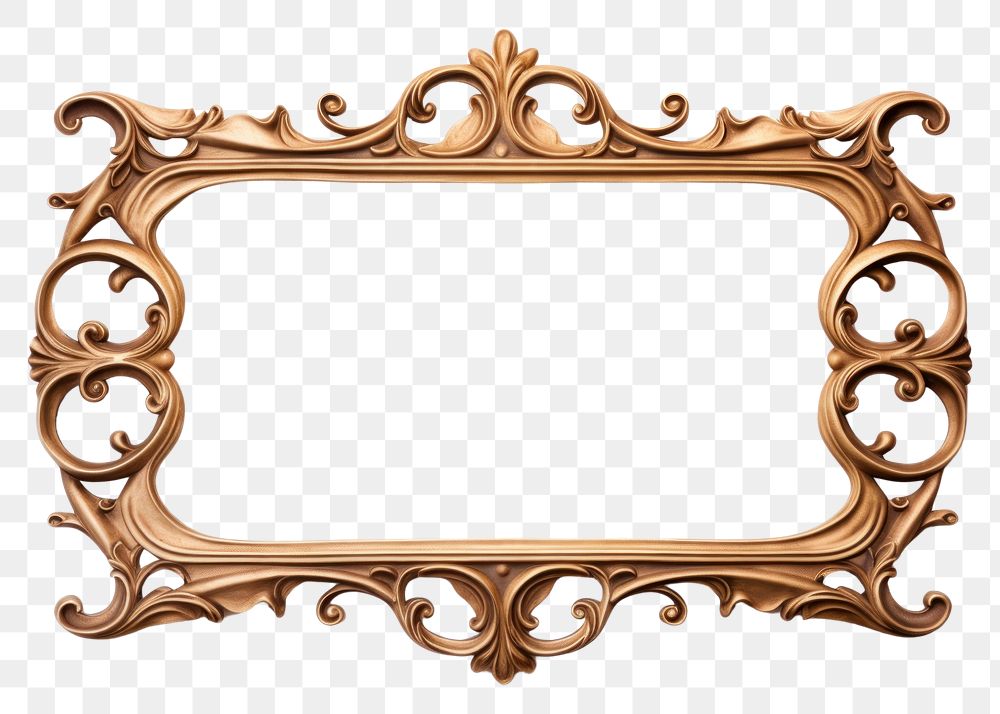 PNG Vintage ornament frame white background architecture.