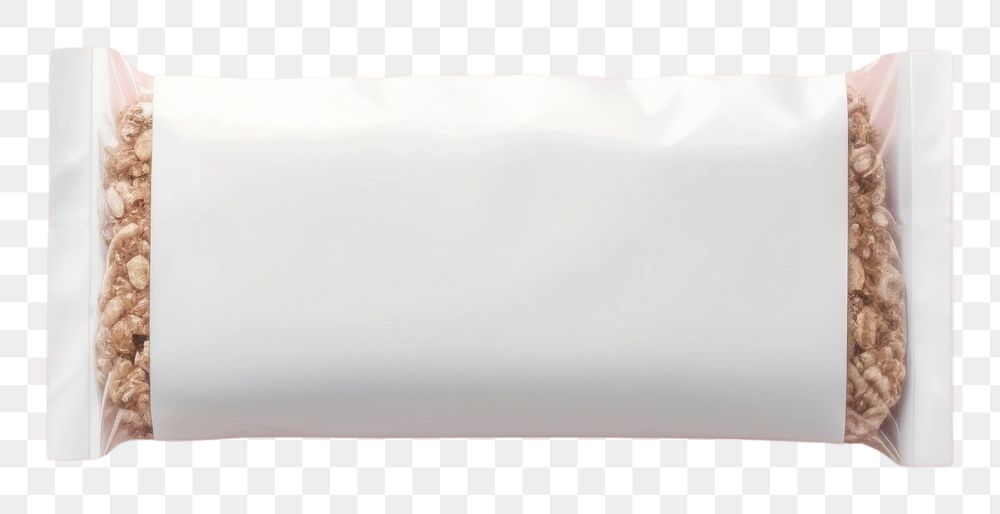 PNG Snack bar packaging mockup granola still life rectangle.