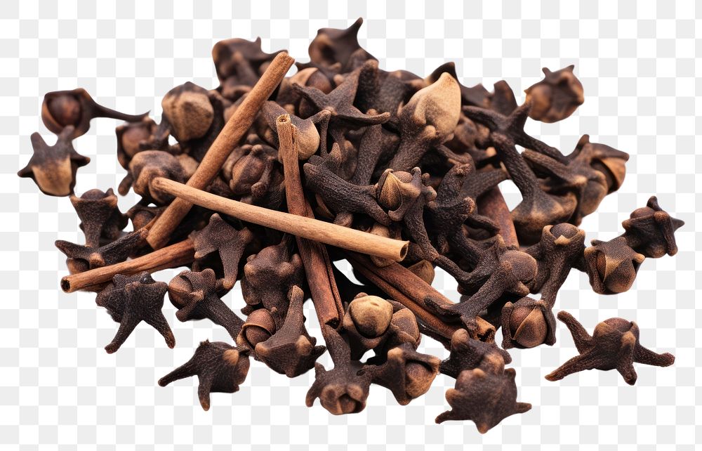 PNG Dried clove spice food ingredient.