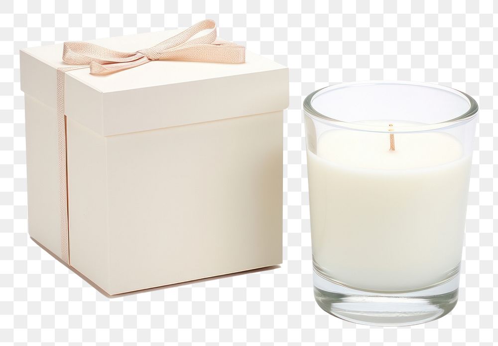 PNG Candle box white background refreshment.