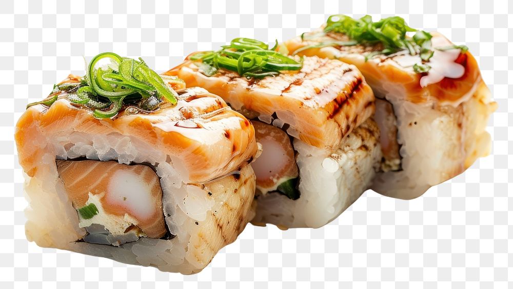 PNG Photo of a sushi food meat meal.
