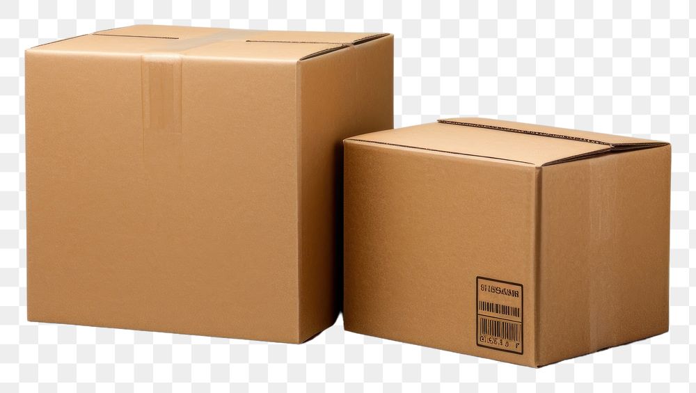 PNG Cardboard carton box delivering