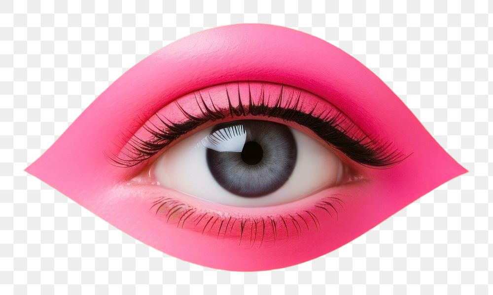 PNG Eye cosmetics perfection lipstick. AI generated Image by rawpixel.
