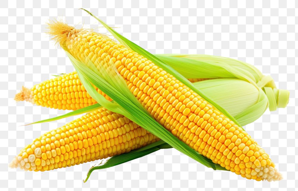 PNG Corn plant food white background.