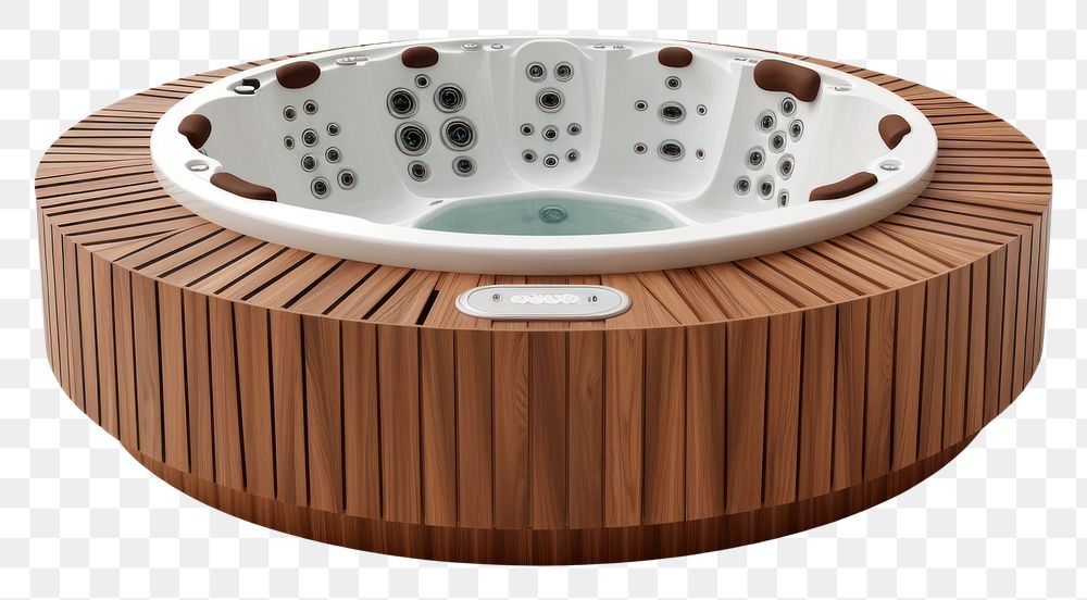 PNG Jacuzzi white background relaxation bathroom.