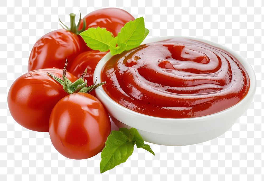 PNG Ketchup sauce food white background strawberry.