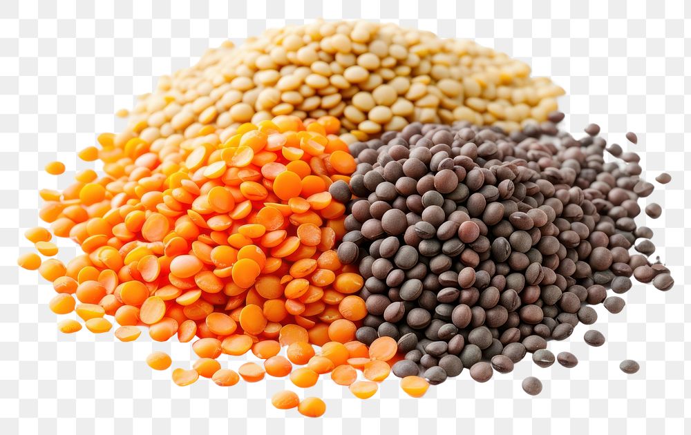PNG Lentils beans vegetable food pill.