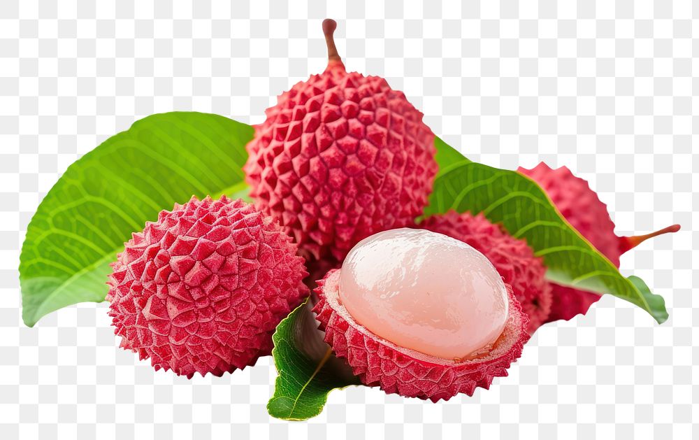 PNG Lychee strawberry fruit plant.
