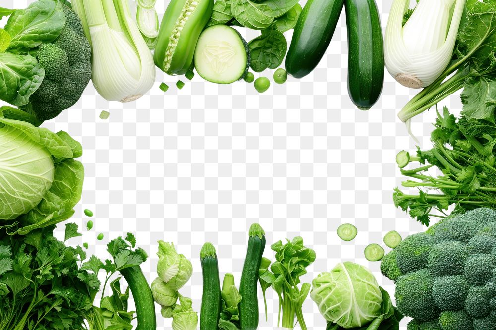 PNG  Green vegetables food backgrounds zucchini.