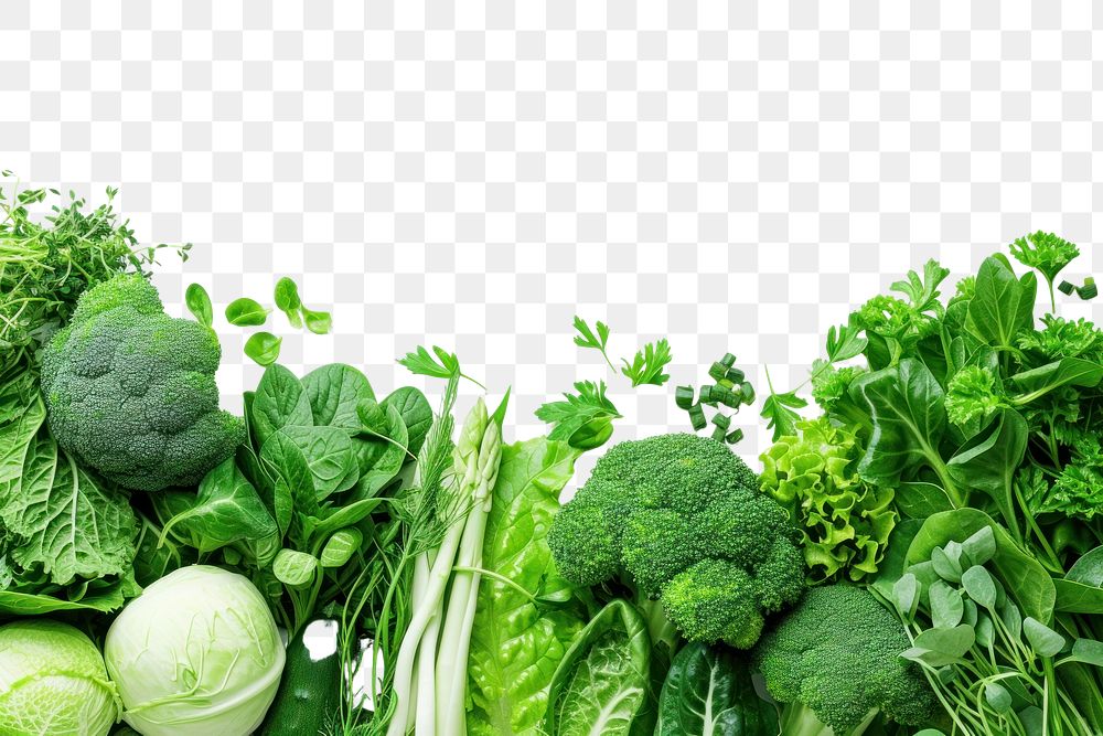 PNG  Green vegetables food backgrounds broccoli.