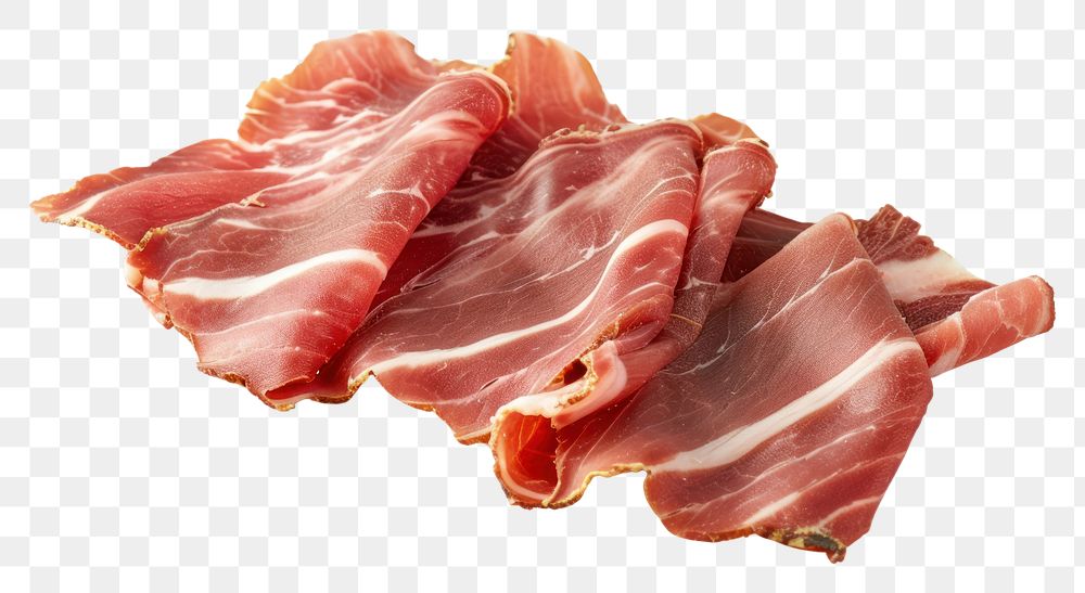 PNG Pork meat food prosciutto.